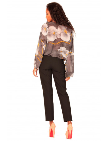 Blusa de chiffon seda con estampado by Zumi Atelier 2