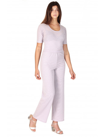 Conjunto Pantalon y Blusa punto lila by Zumi Atelier