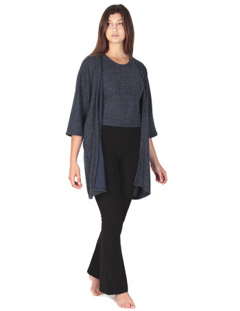 Conjunto cardigan gris marengo by Zumi Atelier