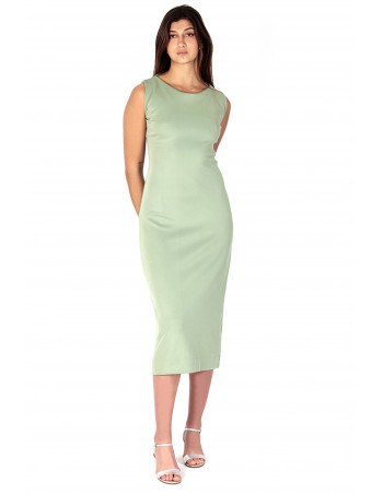 Vestido crepre scuba by Zumi Atelier