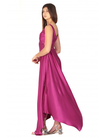 Long bougainvillea dress by Zumi Atelier 2