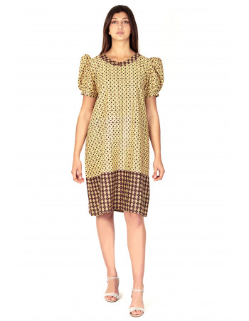 Lantern sleeve dress by Zumi Atelier