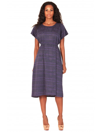 Vestido nenúfar morado by Zumi Atelier